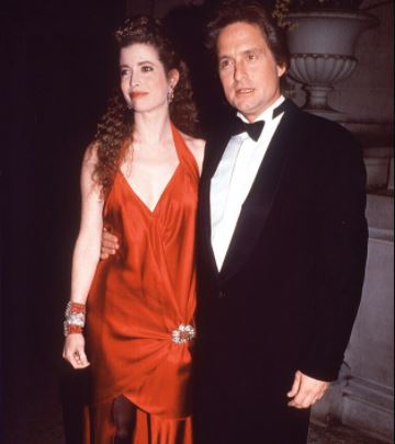 Diandra Luker with her former husband Michael Douglas